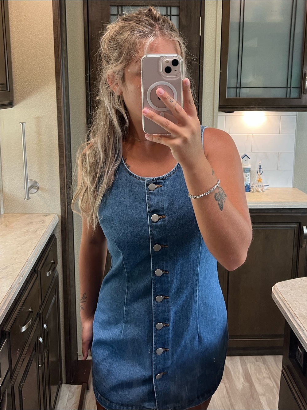Sincerely Jules Light Blue Denim Top
